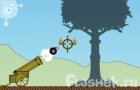 Играть в игру Пушка против смайлов